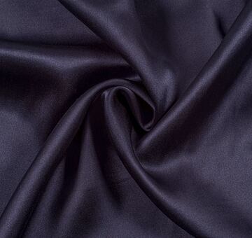Silk satin, dark blue