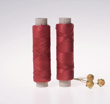 Fine linen thread, 20x3, 100m, rust