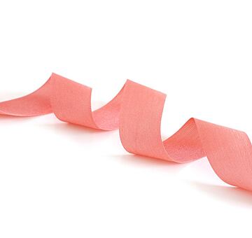 Silk ribbon 2 cm, coral