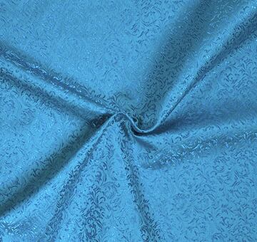 Brocade ornaments, blue