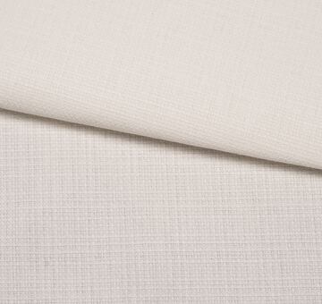 Heavy linen cotton blend fabric, ivory white