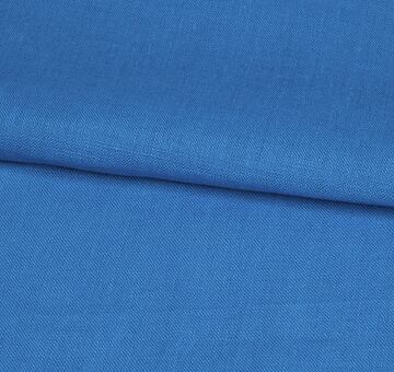 Fine linen fabric, 100% linen, light blue
