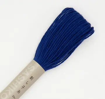 Olympus sashiko thread 20m, indigo blue 18