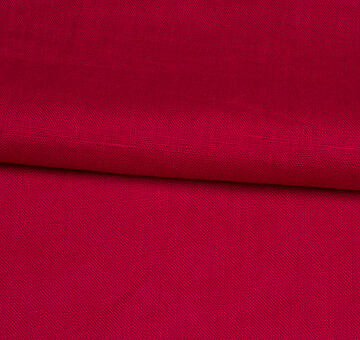 Crimson red linen fabric, 100% linen, 0.4m