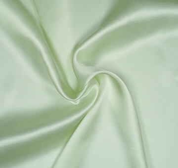 Silk satin, light green