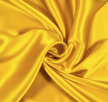Silk satin, yellow