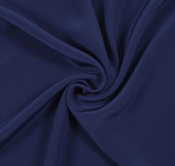 Silk crêpe de Chine, blue