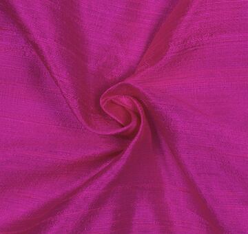 Slubbed silk dupioni, light, fuchsia