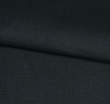 Linen fabric, 100% linen, dark blue