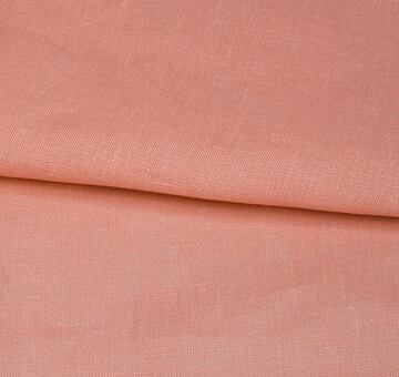 Fine linen fabric, 100% linen, salmon