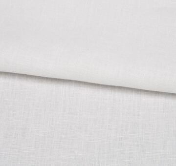 Ivory white fine linen fabric, 100% linen