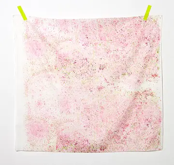 Japanese print fabric, double gauze, Bird’s Eye, pink