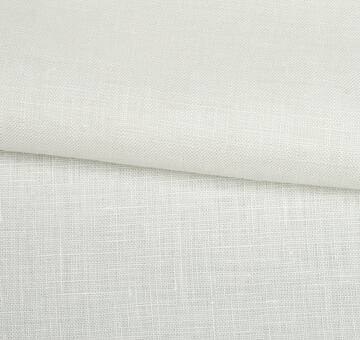 Ivory white linen fabric, 100% linen