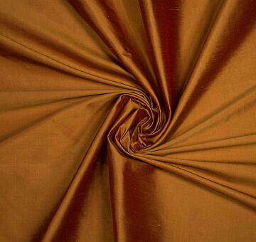 Fine silk dupioni, iridescent gold