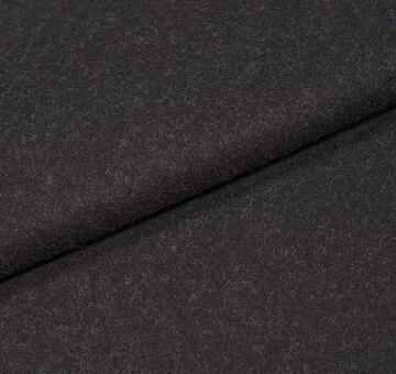 Light merino tabby wool broadcloth, black