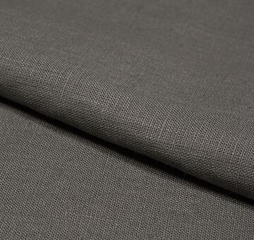 European linen fabric, heavy, 100% linen, grey and green