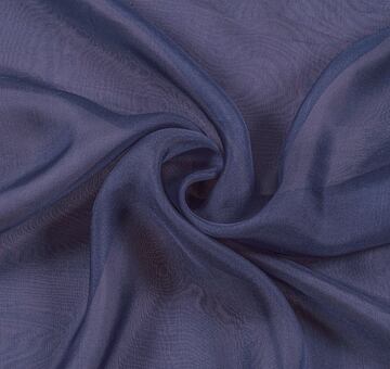 Silk chiffon, dark blue