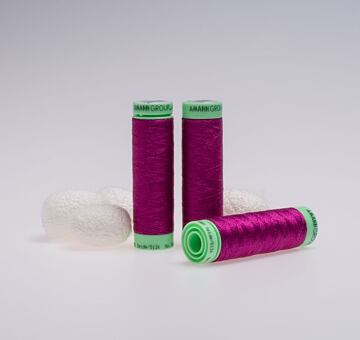 Silk thread, 50m, fuchsia 157