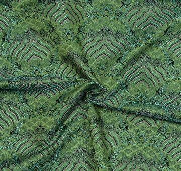 Brocade heaven, olive, 0.66m