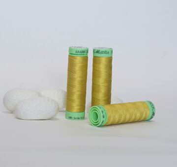 Silk thread, 50m, yellow 115