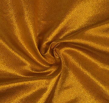 Brocade with Endless Knots, gold-orange