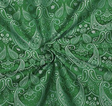 Brocade of the duke, silver and green