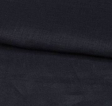 Fine linen fabric, 100% linen, dark blue