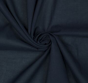 Organic cotton voile, dark blue