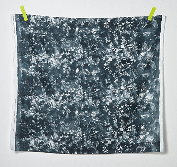 Japanese fabric LOKOMAKAI, double gauze cotton, charcoal
