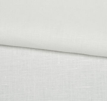 White linen fabric, 100% linen, 2m