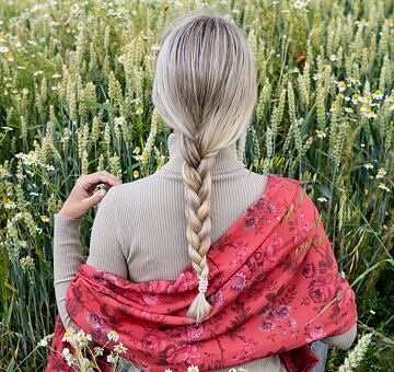 Sartor designer fabric ROSES, EcoVero, red, 1.3m