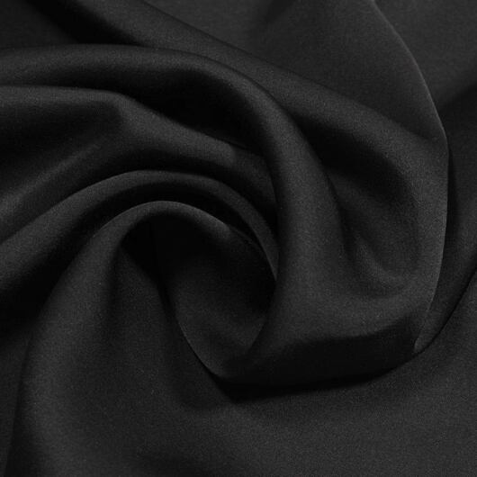 Rayon charmeuse satin, black