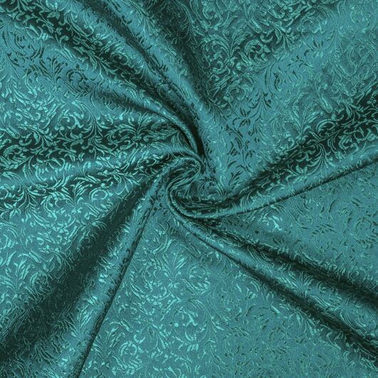 Brocade ornaments, teal