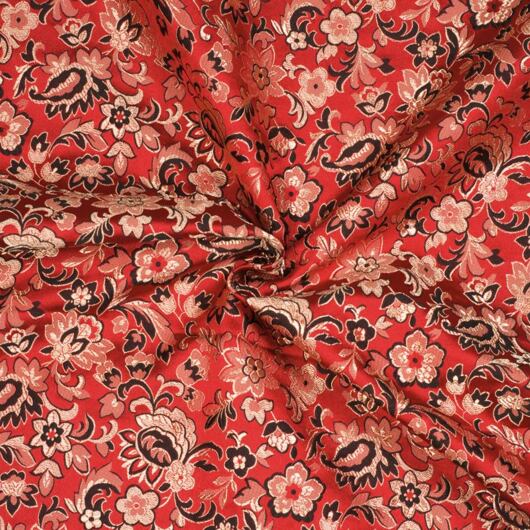 Brocade Tradition, red and gold