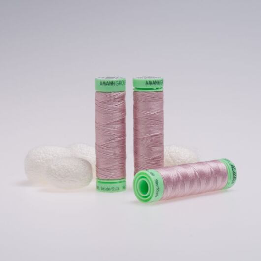 Silk thread, 50m, pale pink