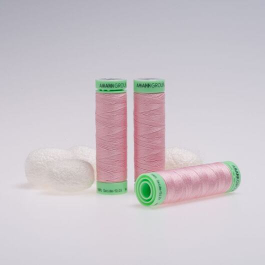 Silk thread, 50m, pale pink