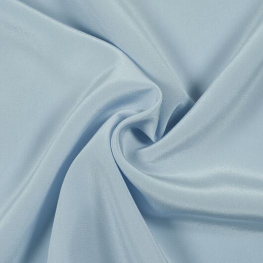 Silk crêpe de Chine, light blue