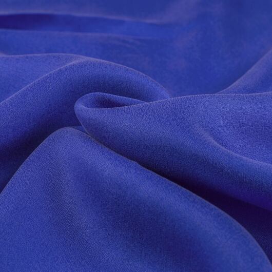 Cupro crepe georgette, royal blue