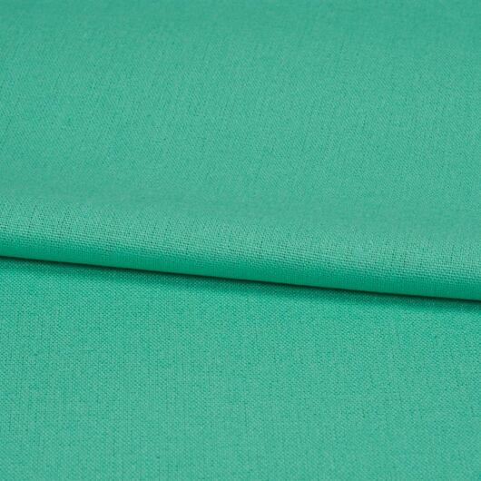 Linen cotton blend fabric, green