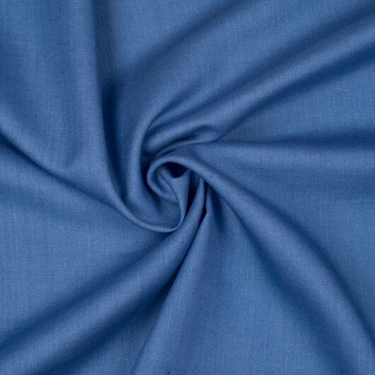 Blue wild eri silk twill 