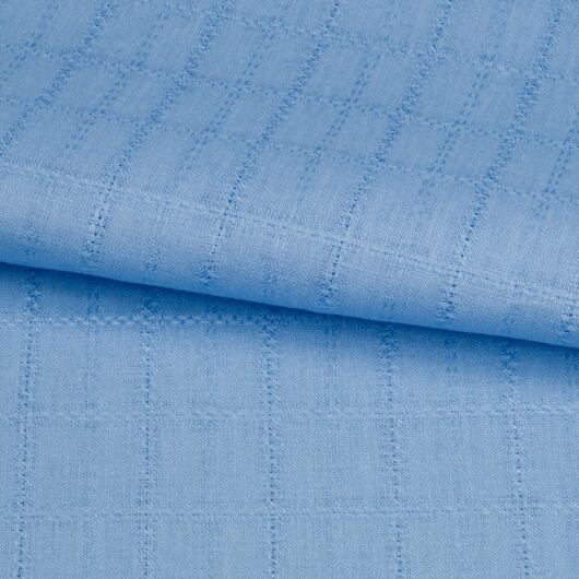 Linen fabric, 100% linen, light blue