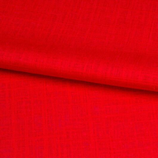 Linen fabric, 100% linen, red