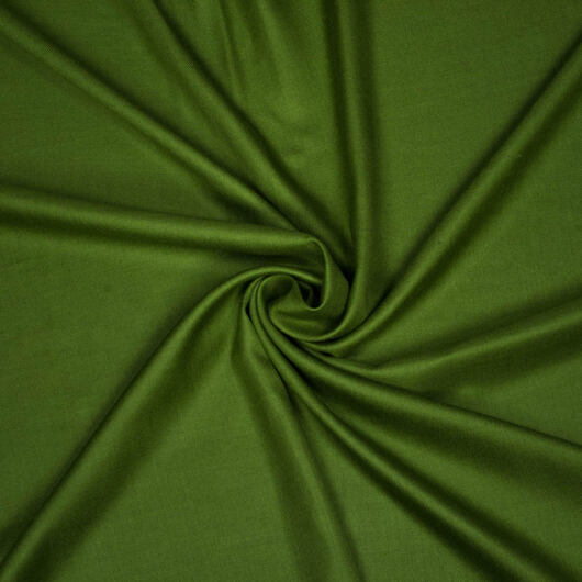 Green eri silk fabric