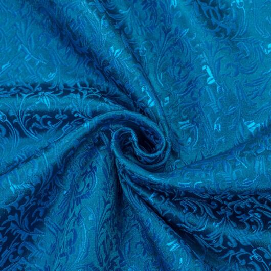 Brokát ornamenty, tyrkysový