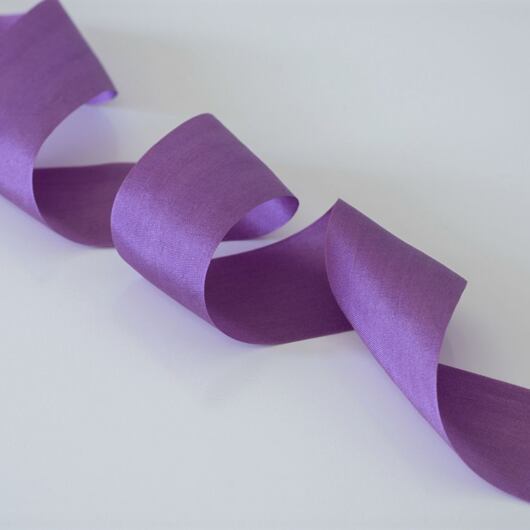 Silk ribbon 3,2 cm, hyacinth
