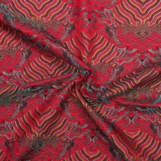 Brocade heaven, red