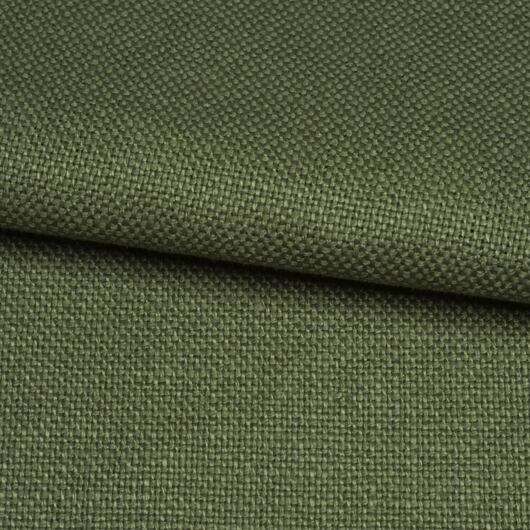 Lněné plátno, hrubé, khaki