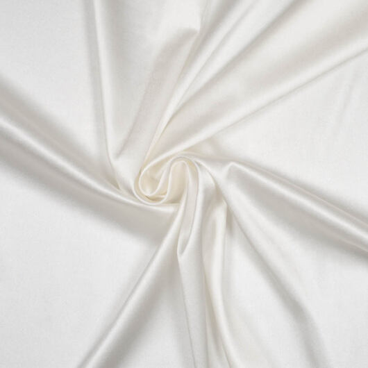 White silk fabric