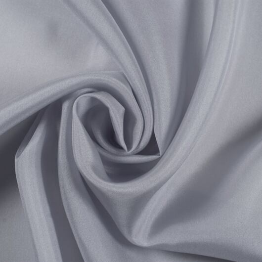 Silk habotai, light grey