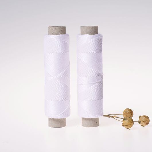 Fine linen thread, 20x3, 100m, white